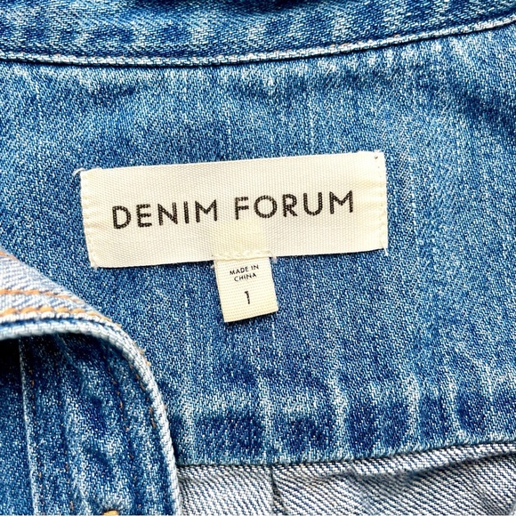Denim Forum Classic Blue Button-Up Shirt - Picture 2 of 3